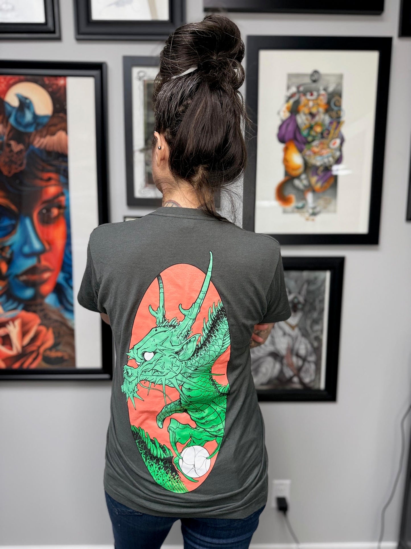 Winnipeg Tattoo Convention Green Dragon T-Shirt