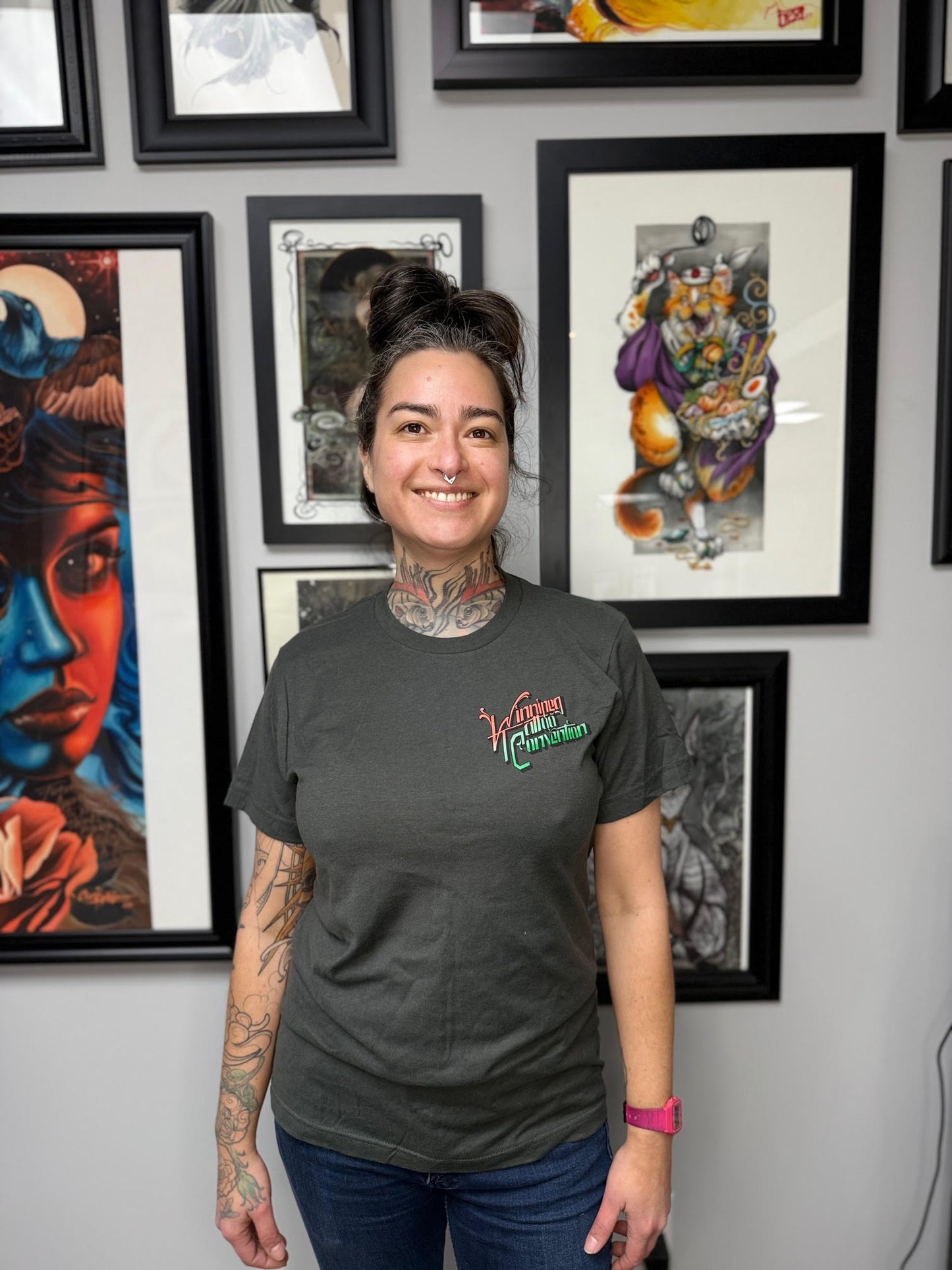 Winnipeg Tattoo Convention Green Dragon T-Shirt